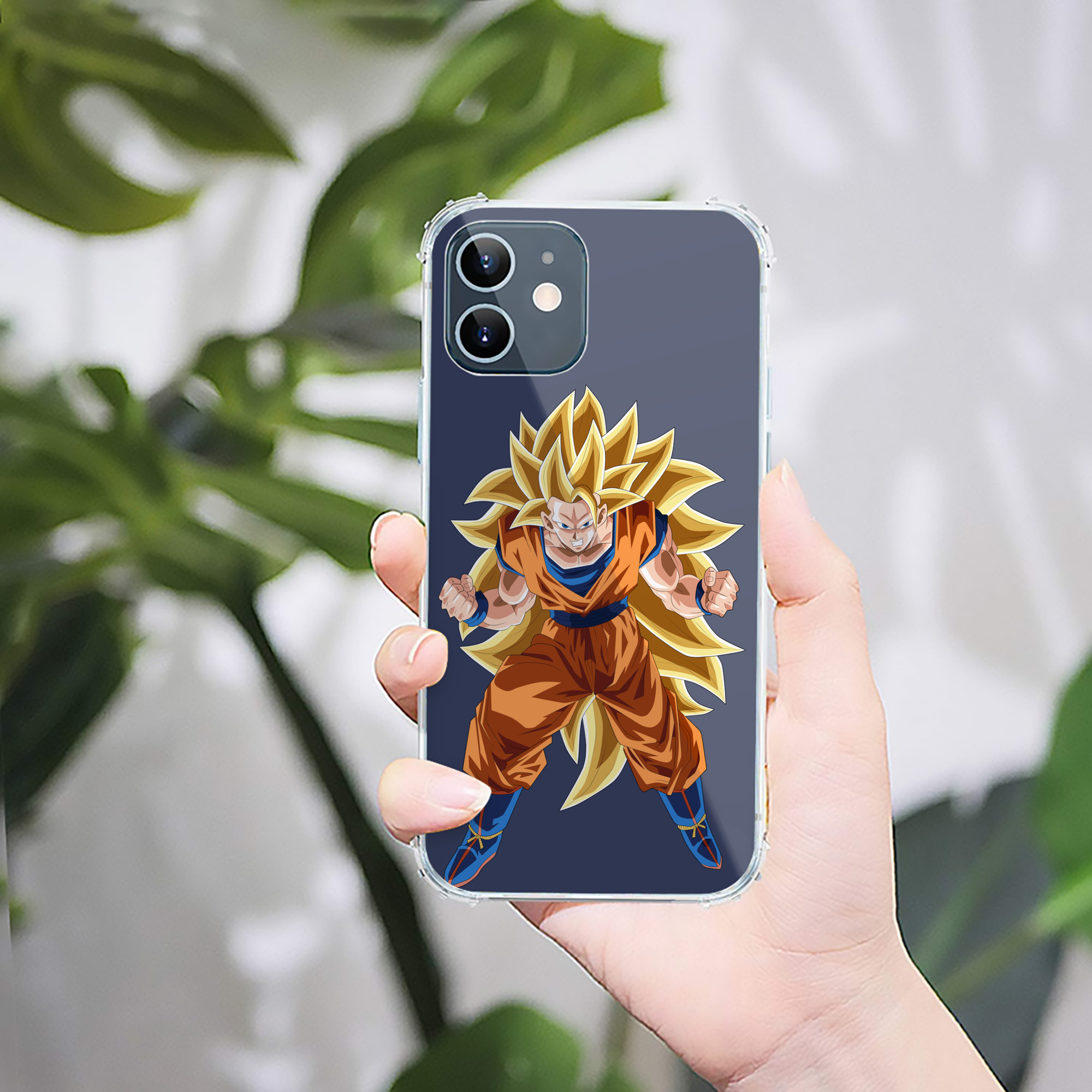 （画像用） ドラゴンボール 孫悟空（そん ごくう）Son Goku カカロット DRAGON BALL Kakarotto 【iPhone 12シリーズ対応】透明スマホケース（クリアソフトケース）